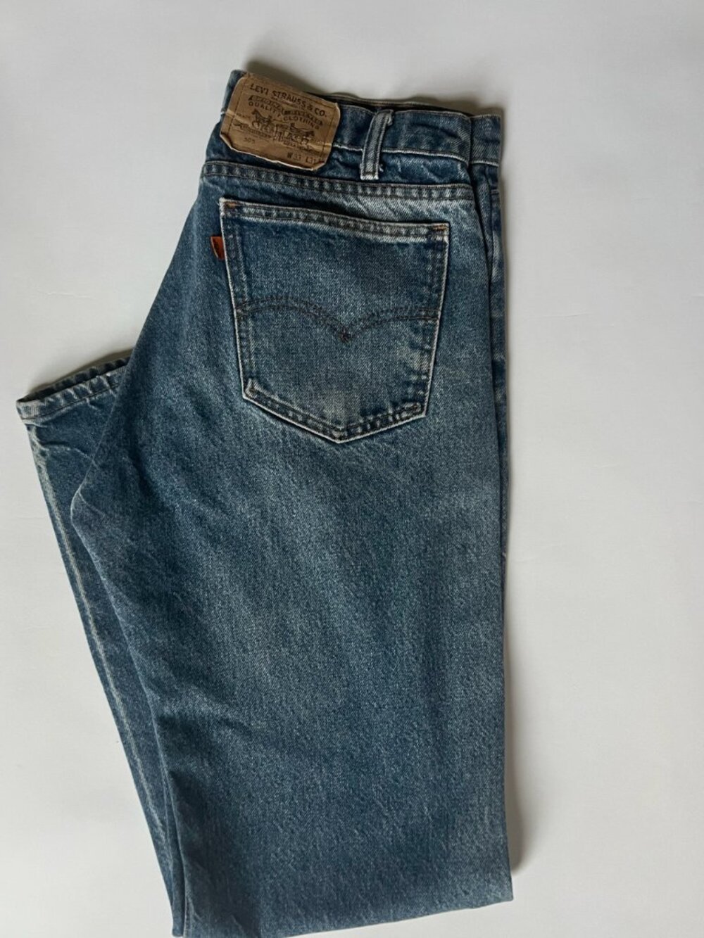 Vintage Orange Tab Levis 505
